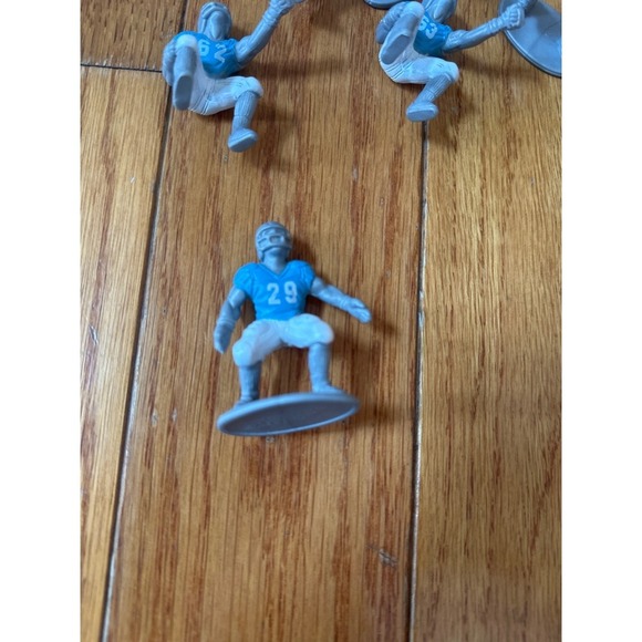 Vintage Football Figures Lot of 23 Miniatures Toy Soldiers Blue Gold Referee - Picture 5 of 6